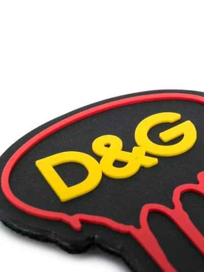 Shop Dolce & Gabbana Logo Sorrento Dgpatch In Black