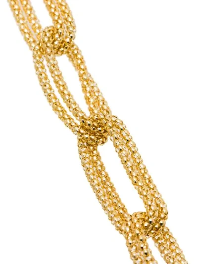 Shop Rosantica Tri Chain-link Necklace In Gold