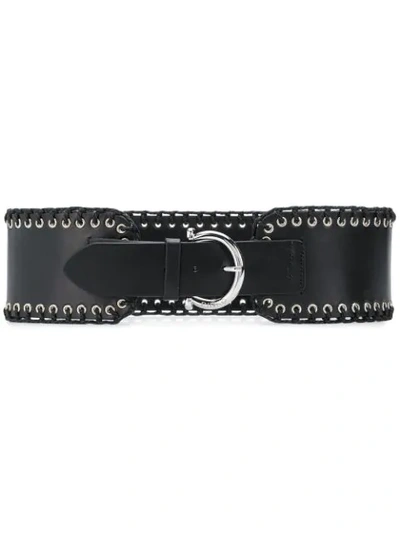 Shop Pinko Waist Belt In Black