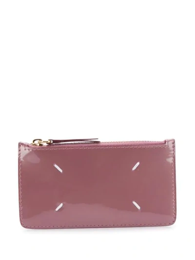 Shop Maison Margiela Card Holder Wallet In H7148 Cipria