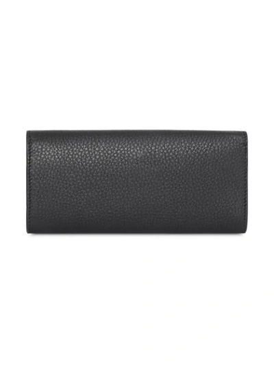 Shop Burberry Stud-detailing Continental Wallet In Black
