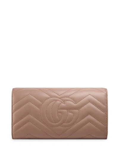 GUCCI GG MARMONT WALLET - 粉色