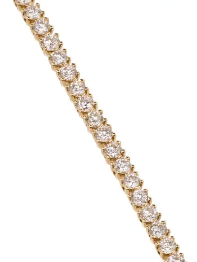 Shop Anita Ko Hepburn Tennis Bracelet In Gold