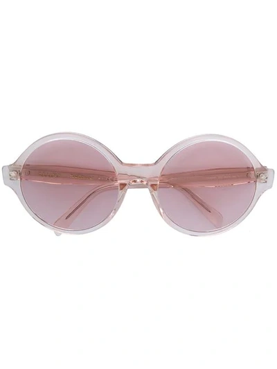 Shop Celine Oversized Round Sunglasses In Pink