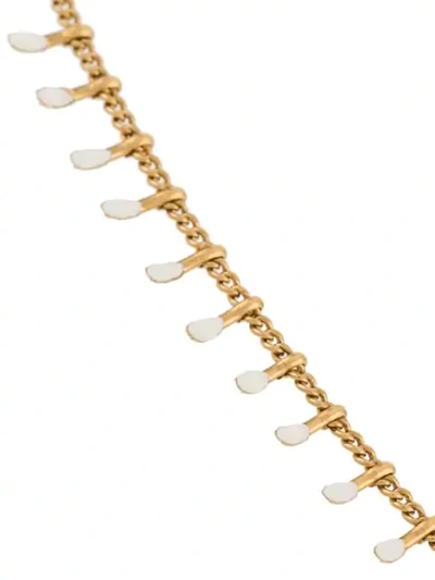 Shop Isabel Marant Casablanca Short Necklace In Gold