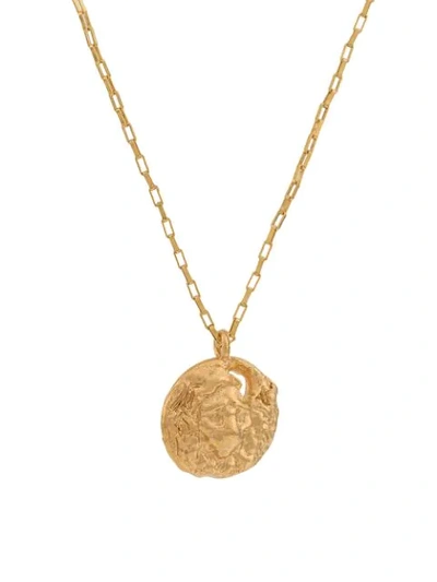 Shop Alighieri The Lion Of The Night Necklace In Gold