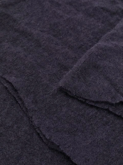 Shop Isabel Marant 'zephyr' Schal In Dark Purple