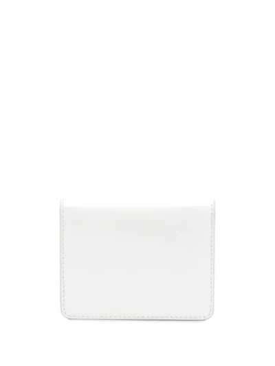 Shop Maison Margiela Glam Slam Keyring Wallet In White