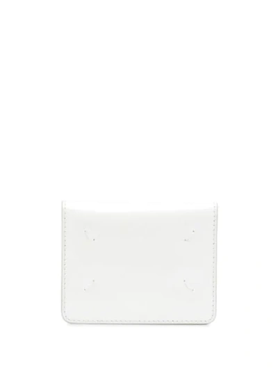 Shop Maison Margiela Glam Slam Keyring Wallet In White
