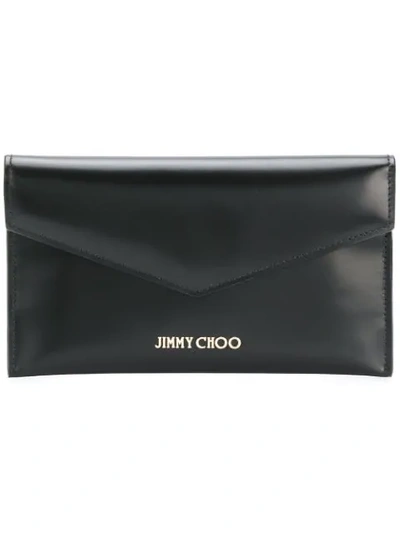 Shop Jimmy Choo Cadie Travel Wallet - Black