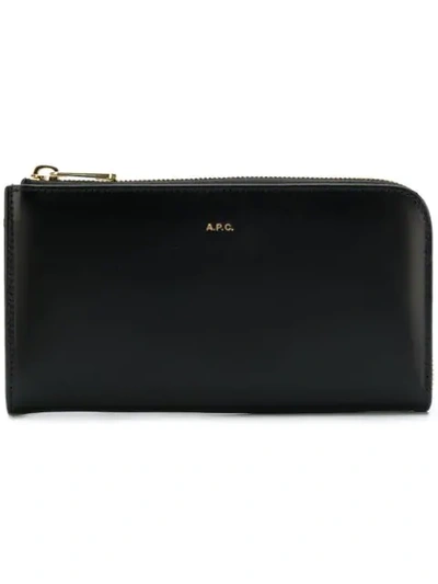 Shop Apc A.p.c. Elise Wallet - Black