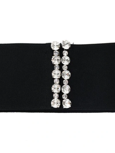Shop Ca&lou Crystal Embellished Waist Belt - Black