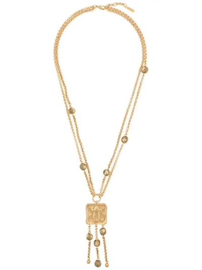 Shop Chloé 'emoji' Halskette In Gold