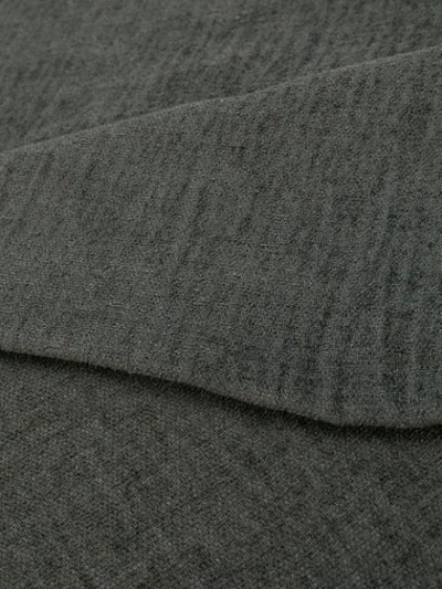 Shop Faliero Sarti Fine Knit Scarf In Grey