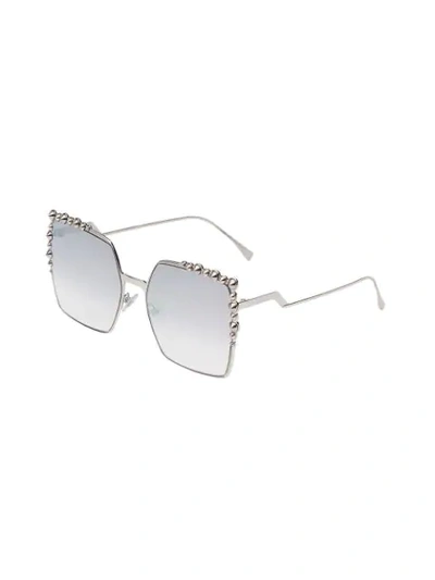 Shop Fendi Can Eye Sunglasses - Grey