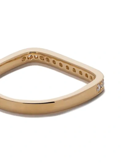 Shop As29 18kt Yellow Gold Mini Charm Diamond Ring