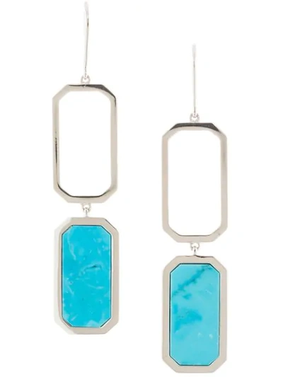 Shop Julia Davidian Droplet Earrings In Gold