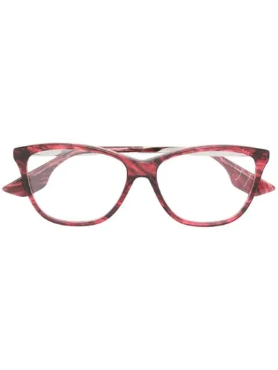 Shop Mcq By Alexander Mcqueen Eyewear Square Shaped Glasses - Pink