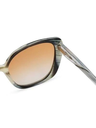 Shop Prism Zebra Horn Monaco Oversized Sunglasses