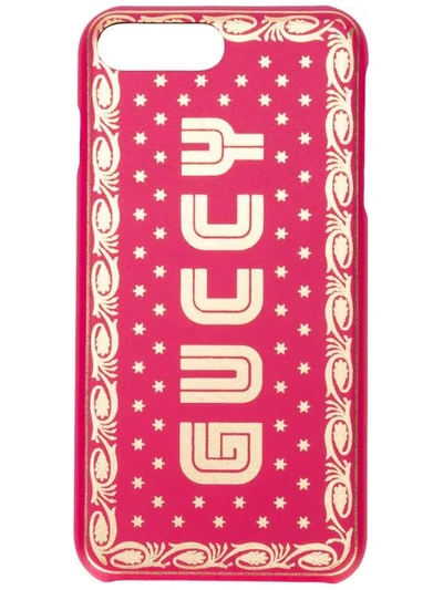 GUCCI GUCCY IPHONE 8 PLUS手机壳 - 黄色