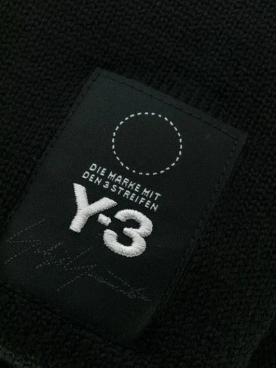 Shop Y-3 Fingerless Gloves - Black