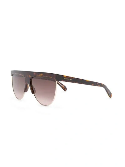 Shop Givenchy Gv 7118/g/s Sunglasses In 棕色