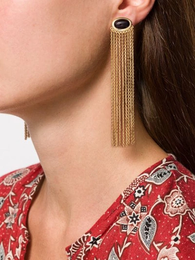 Shop Aurelie Bidermann Bronx Clip Earrings In Gold