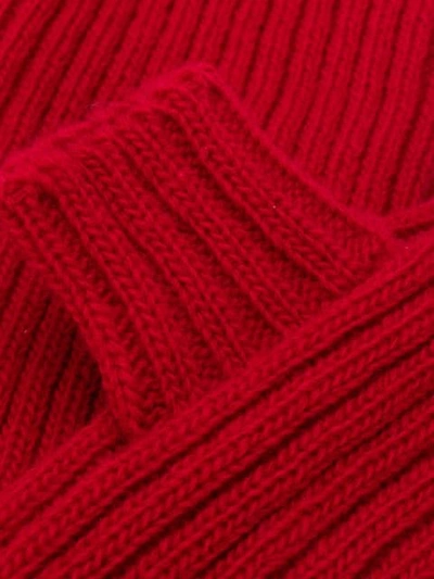 Shop Plan C Filato Super-size Gloves In Red