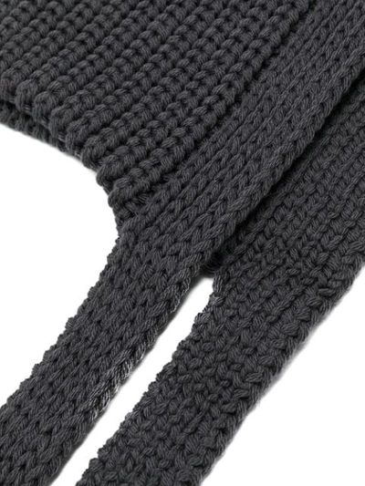 Shop Missoni Wrap Style Chunky Knit Scarf In Grey