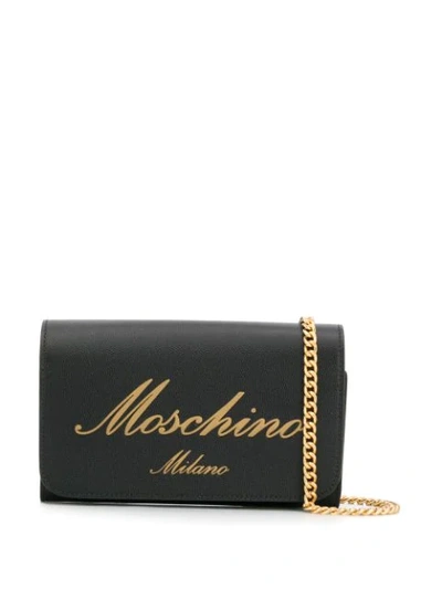 Shop Moschino Milano Wallet On Chain In 1555