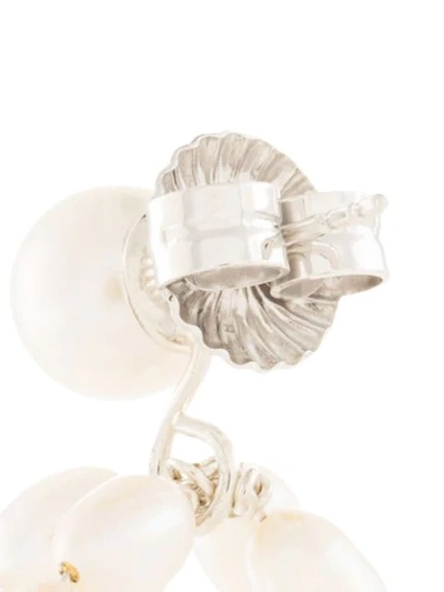 Shop Natasha Schweitzer Coco Earrings In White