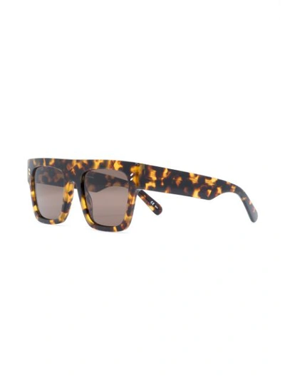 Shop Stella Mccartney Tortoiseshell Effect Sunglasses