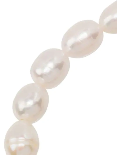 BROWN AND WHITE MONSOON PEARL BRACELET