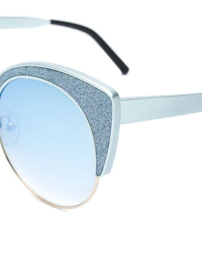 glitter cat eye sunglasses