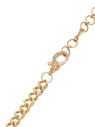 Shop Shay 18k Yellow Gold Baguette Diamond Anklet In Metallic