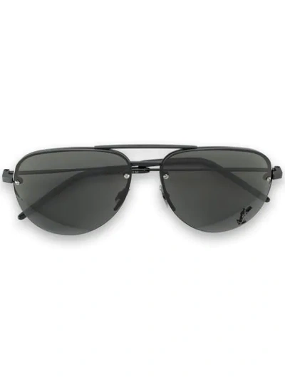 Shop Saint Laurent Classic Aviator Sunglasses