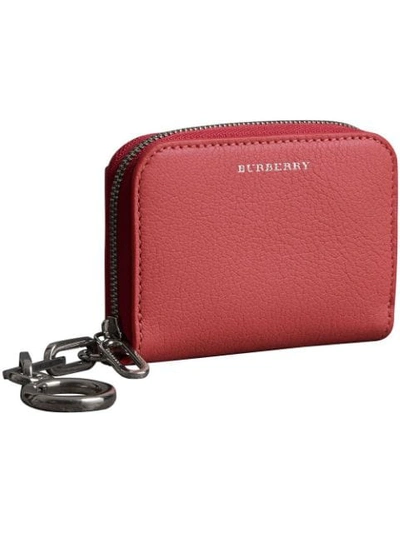 Shop Burberry Mini Wallet In Pink