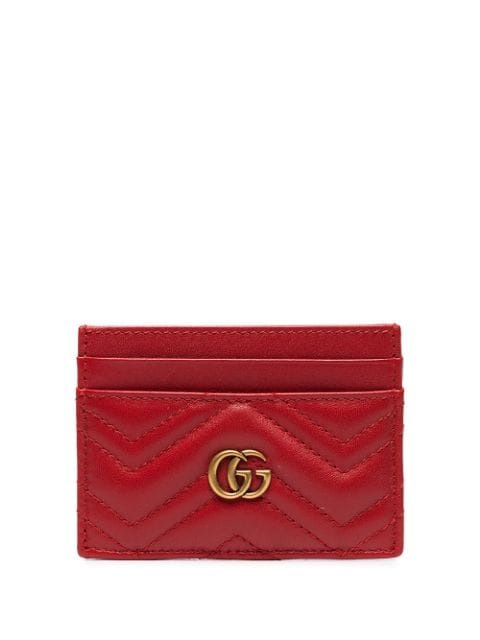 red gucci card case