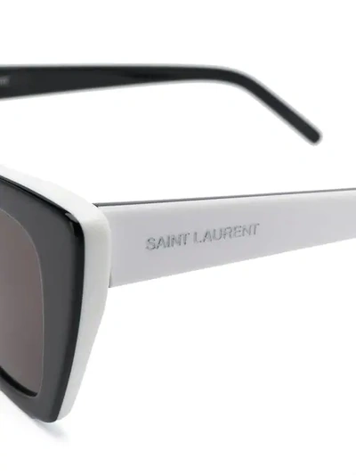 Shop Saint Laurent New Wave Sl 276 Sunglasses In Black
