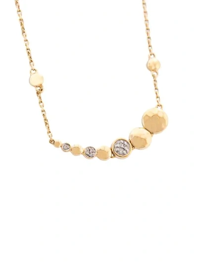 Shop John Hardy Dot Hammered Necklace In Gold