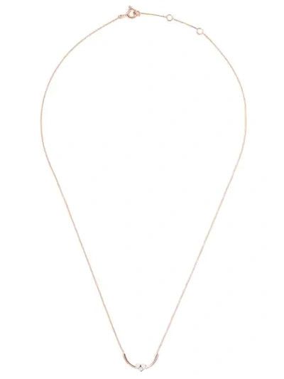 Shop As29 18kt Rose Gold Mye Diamond Necklace