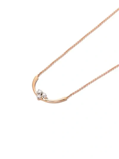 Shop As29 18kt Rose Gold Mye Diamond Necklace