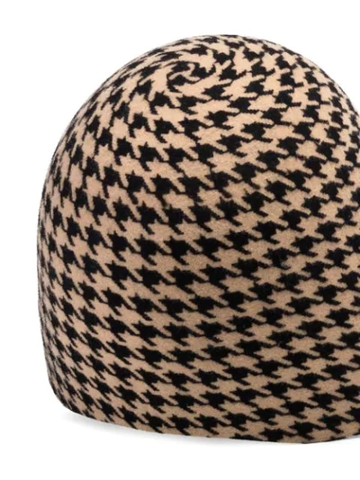 Shop Gucci Felt Hat With Transparent Visor In 9775 Black