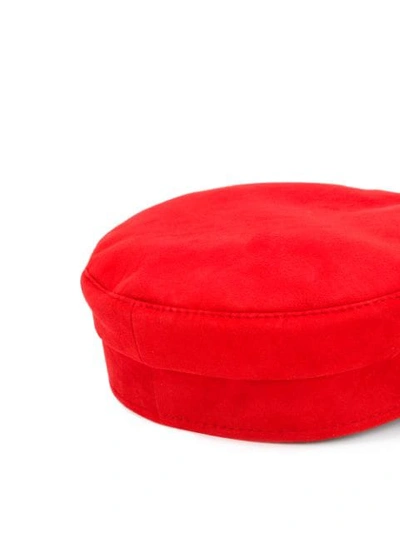 Shop Ruslan Baginskiy Baker Boy Hat In Red