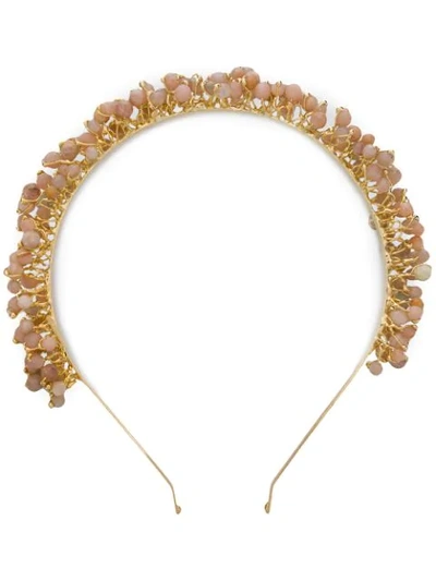 Shop Rosantica Bouquet Hairband In Pink