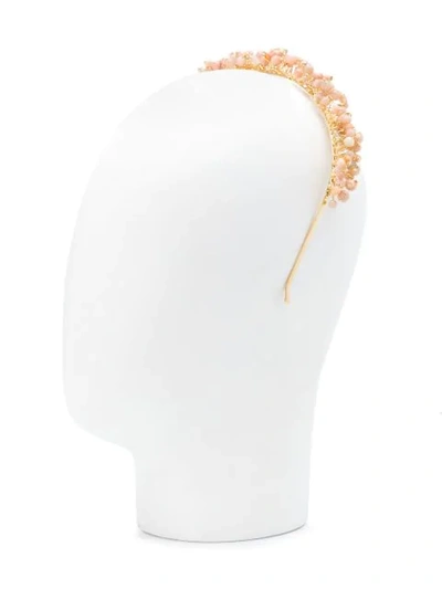 Shop Rosantica Bouquet Hairband In Pink