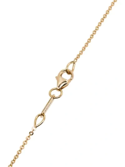 Shop Anita Ko Heart Pendant Necklace In Metallic