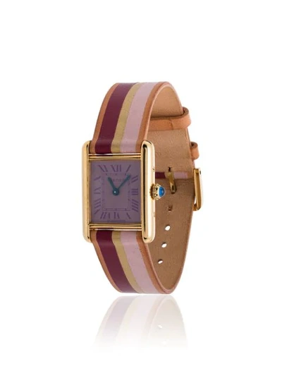 Shop La Californienne Denia Violet Spice Cartier Watch In Pink