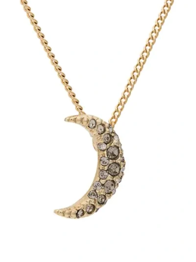 Shop Isabel Marant Full Moon Necklace In Gold