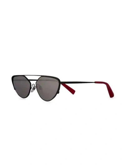 Shop Alexandre Vauthier Nadege Sunglasses In Black